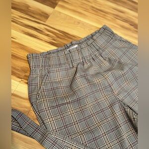 SO | Plaid pants & matching belt